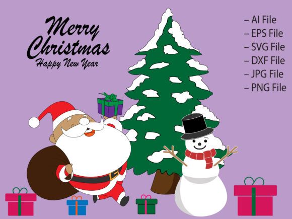 A Classic Christmas Graphic Asset for Professional Designers