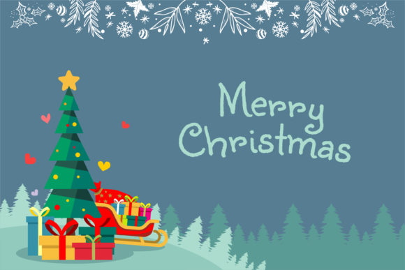 A Festive Graphic for Modern Holiday Illustrations
