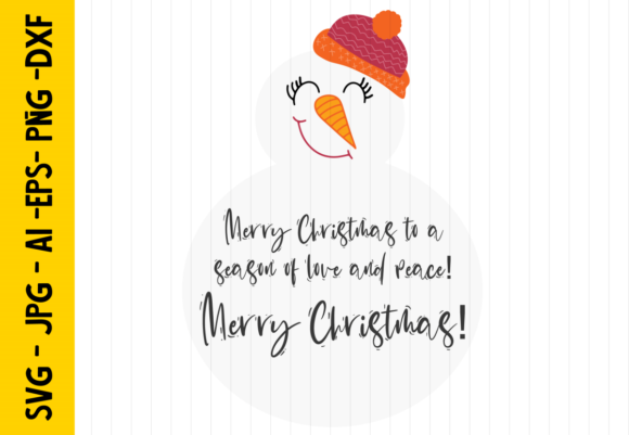 A Snowman Graphic for Heartfelt Holiday Illustrations
