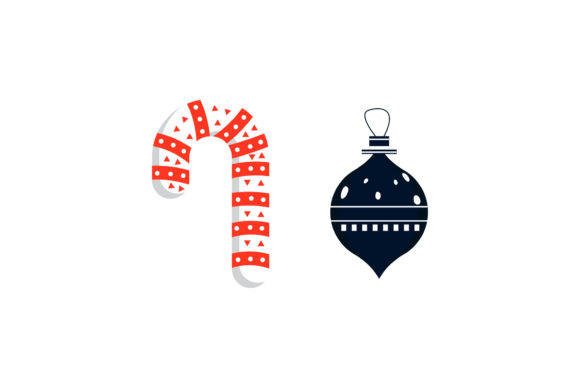 Candy Ornament Christmas Graphics for Festive Crafting