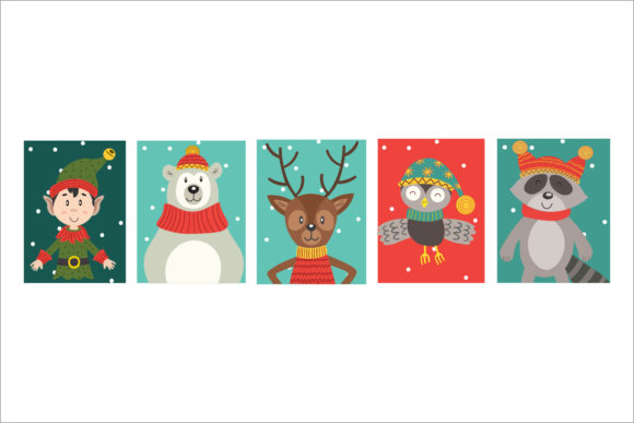 Christmas Characters Set Vector: A Versatile Graphics and Illustrations Toolkit