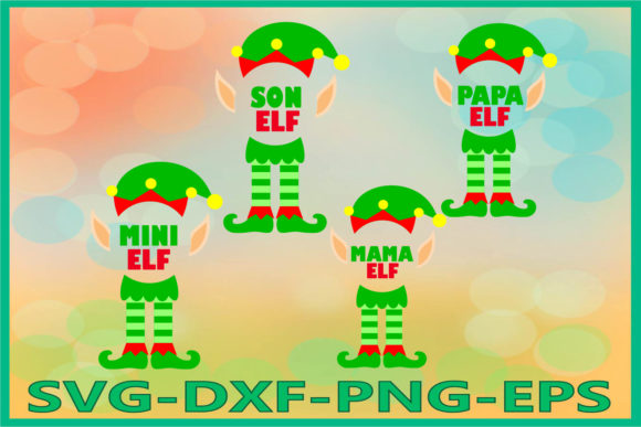 Christmas Elf, Family Elf Legs: Festive Graphics for Creative Sellers