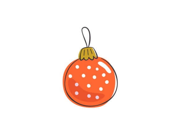 Christmas Illustration Christmas Ball: Perfect for Holiday Graphics