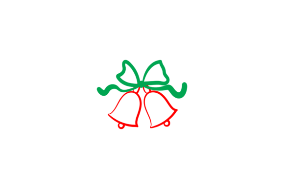 Christmas Jingle Bell Decoration: Festive Graphics for Crafters