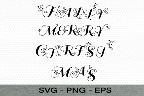 Happy Merry Christmas Letter Front: A Versatile Graphics and Illustrations Asset